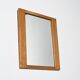 Mirror in elm by Maison Regain, France, circa 1970.