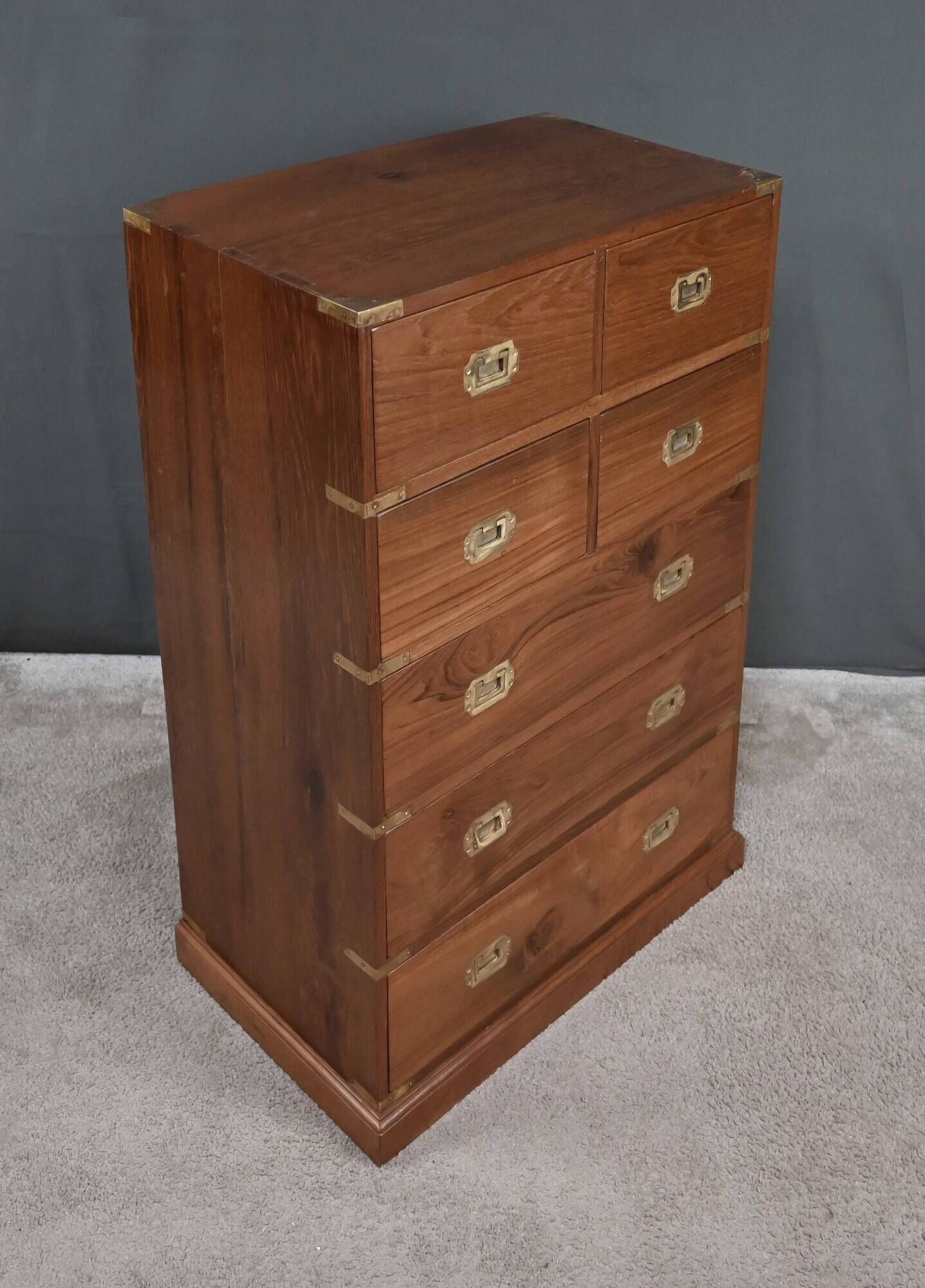 Marine Commode in Teak, India – 20th Century