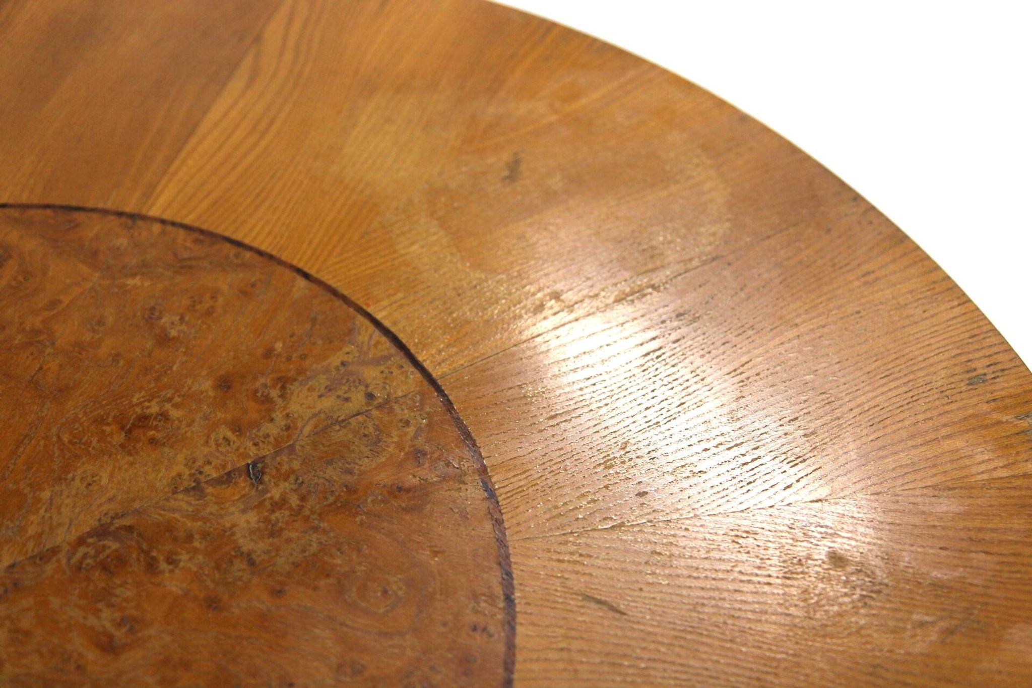 Table basse en orme, Swedish Modern, Suède, 1940