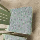 3 Baumann Argos chairs green 1990