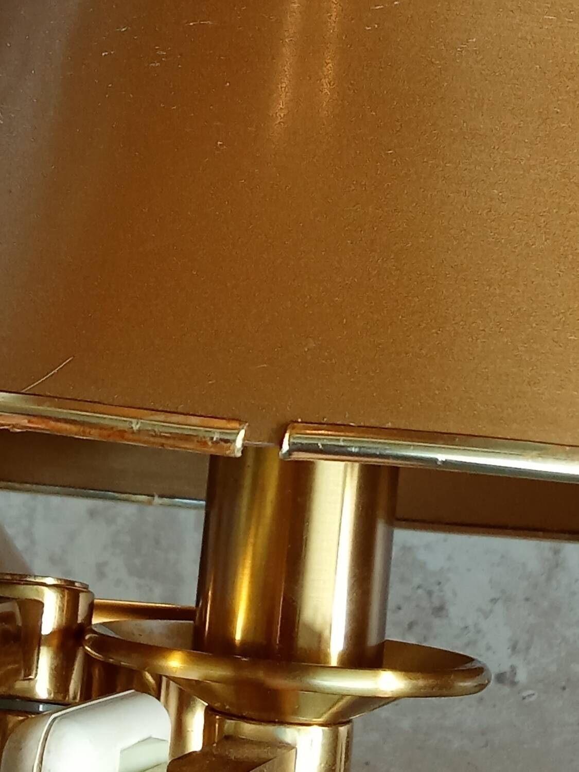Pair of Empire pine cone gilded metal articulated wall lights