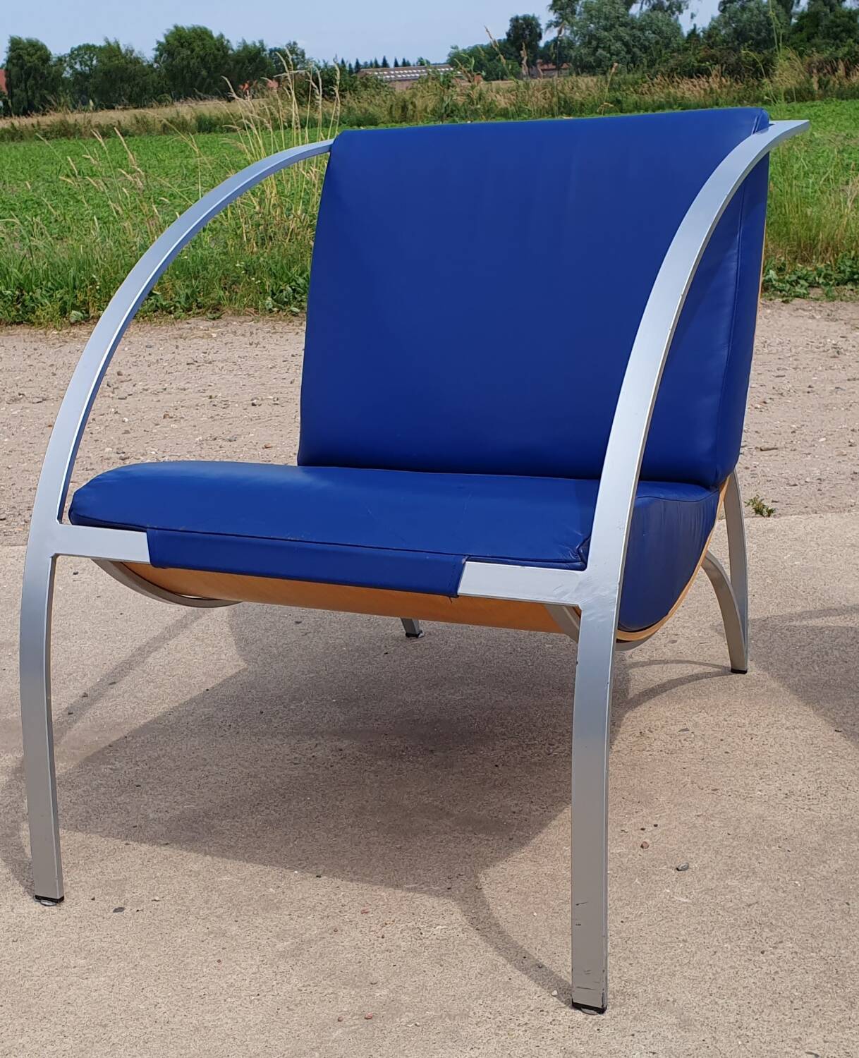Set 2 -  Karlo chair leather KFF Karl Friedrich Foster postmoder