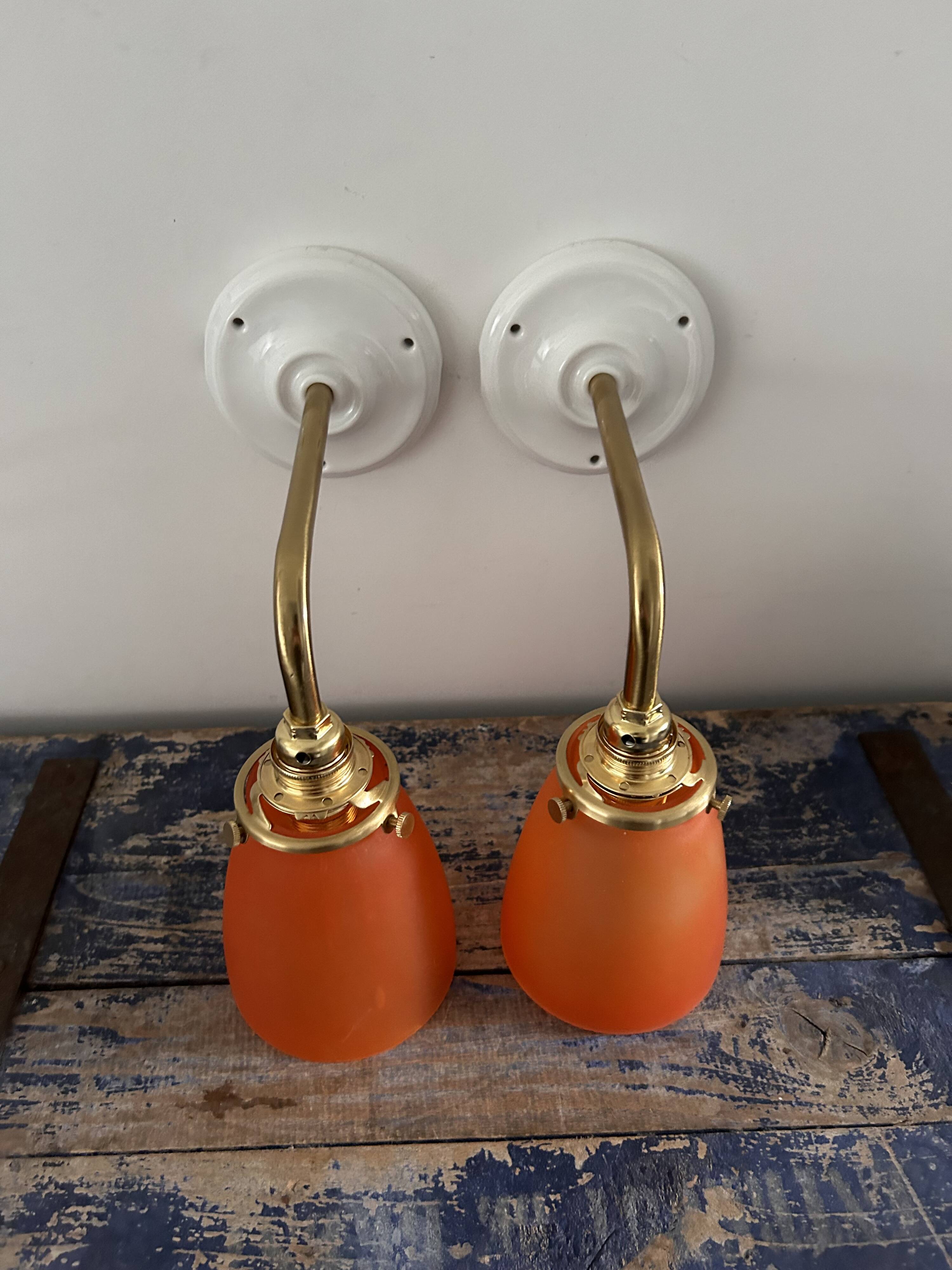 Pair of wall lights