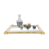 Service liqueur géométrique années 1960