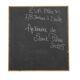 Antonine de Saint Pierre Blue lacquered metal sign. Contemporary