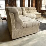 Canapé modulaire 5 pièces / salon vintage / fauteuil rétro