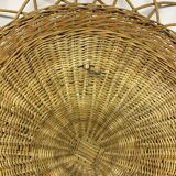 Rattan sun mirror