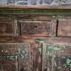French rustic buffet in walnut, 18th century, 3 drawers and 2 doors.