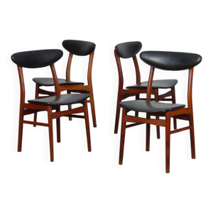 suite de 4 chaises vintage - 1960