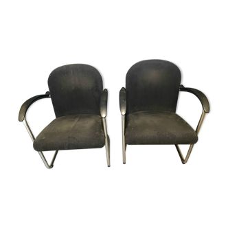 Gispen 414 armchairs