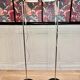A pair of modular design floor lamps from the 1960s.