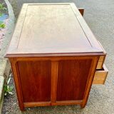 Old desk with administrative style drawers