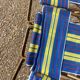 Set of 4 vintage folding camping chairs