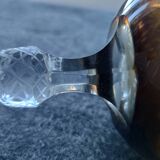 Two cut crystal glasses