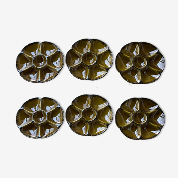 Set of 6 gien plates