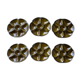 Set of 6 gien plates