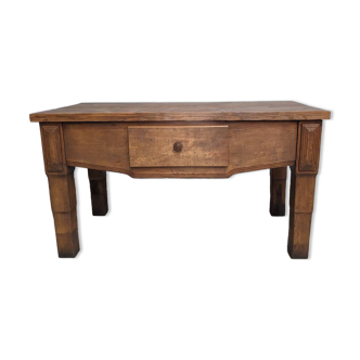 Art Deco Butcher Block Table