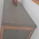 Library furniture with solid beech cornice scandinavian