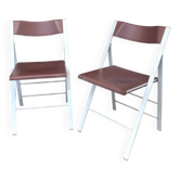 Paire de  chaises vintage