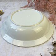 Vintage hollow dish Terre de fer St Amand & Hamage model Laurier made in France
