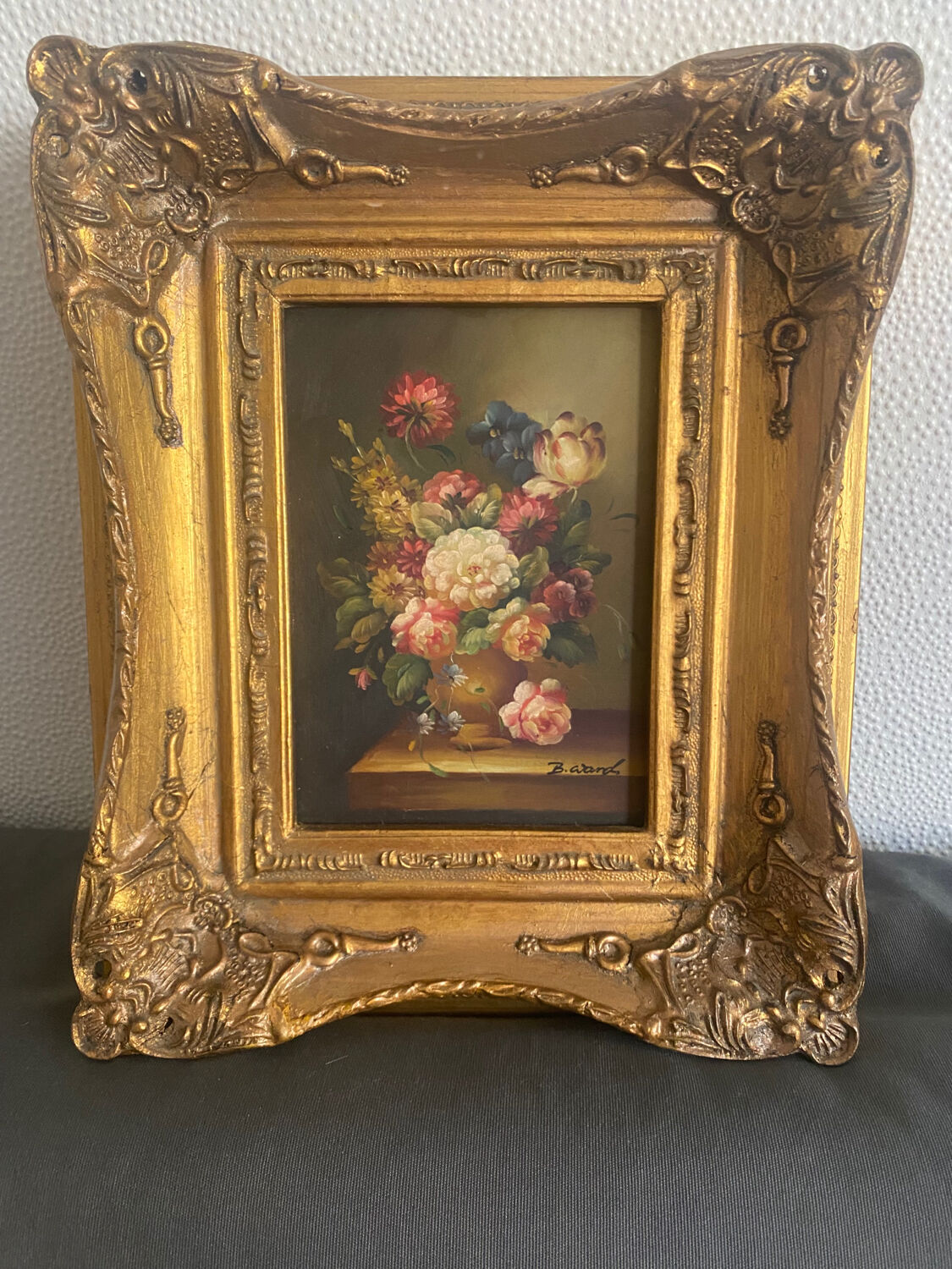 Still life oil on wood