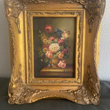 Still life oil on wood