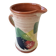 Ceramic jug with Provencal floral pattern signed (Signature to be identified)