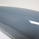 Blue blue grey glazed ceramic hyacinth vase design 70s - 80s