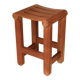Teak stool inspired by Pierre Chapo, USA, 1960s.