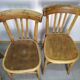 Suite of 6 wooden barhel barel bistro chair