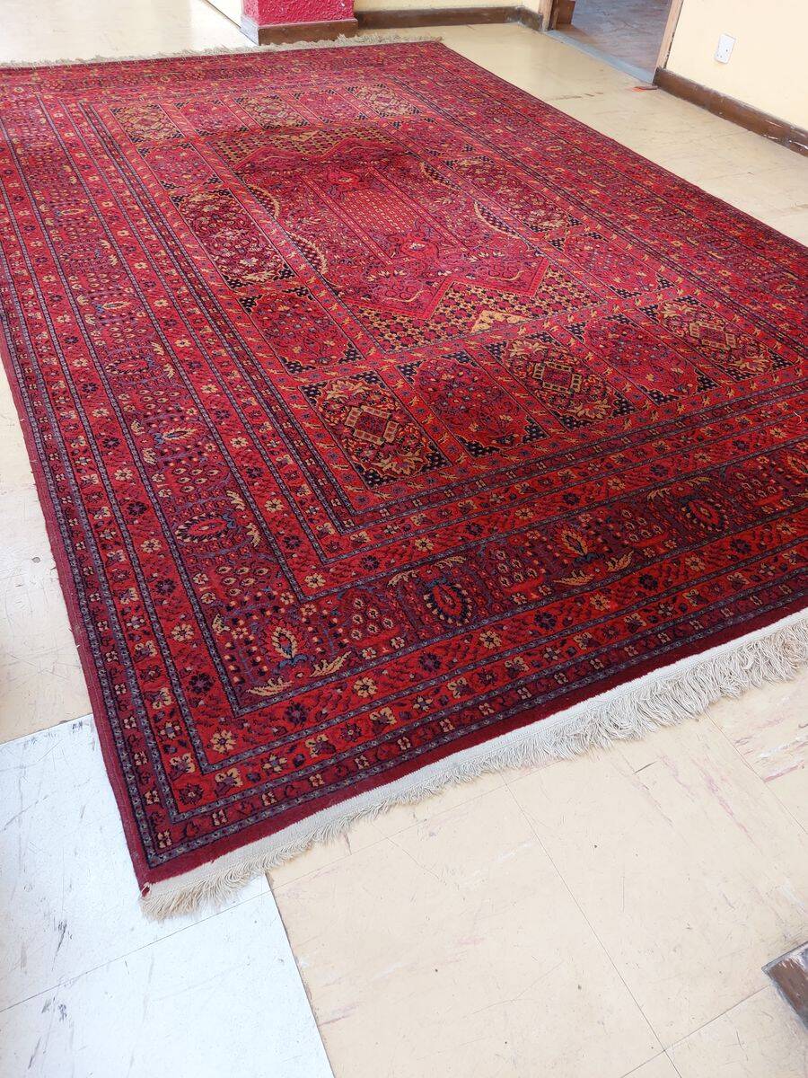 Handwoven Afghan rug 305x200 cm