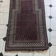 Ancient prayer rug made of hand-knotted wool – Turkmen / Balouch style