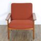 Fauteuil vintage scandinave en teck 1960