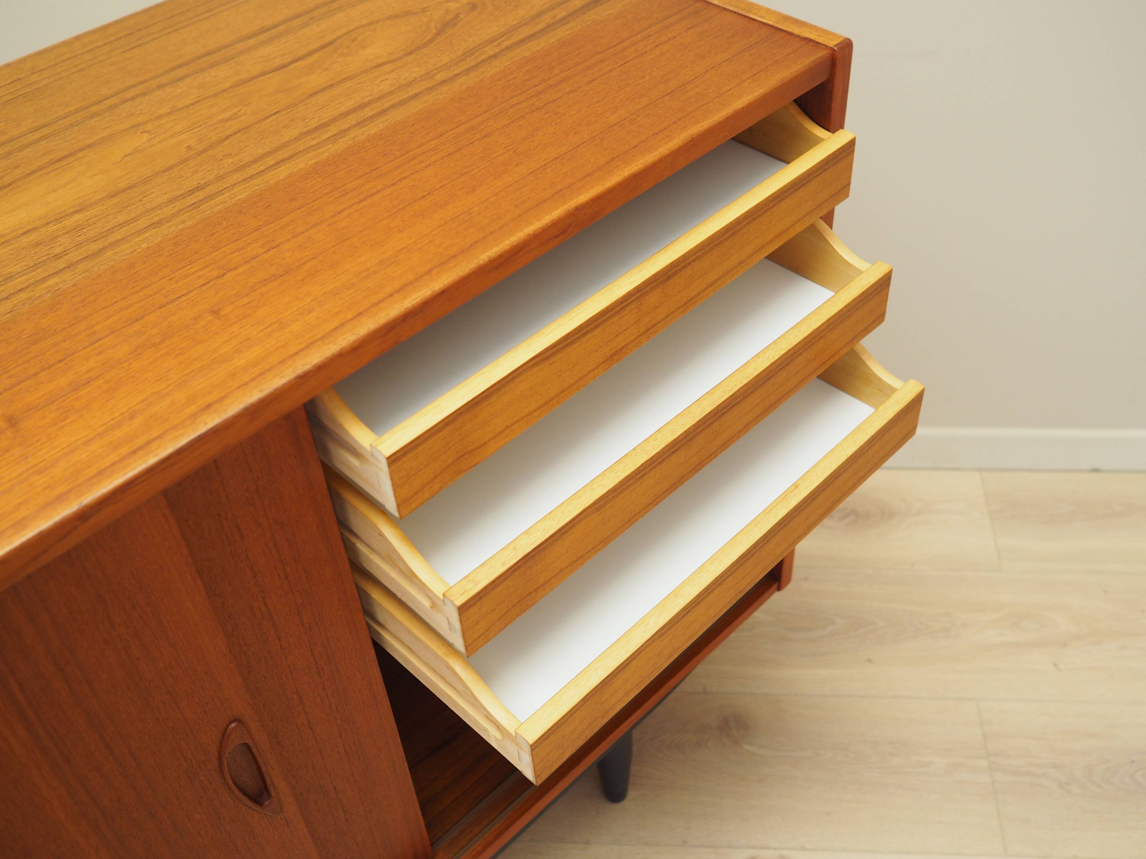 Teak sideboard, Danish design, 1970s, production: Denmark