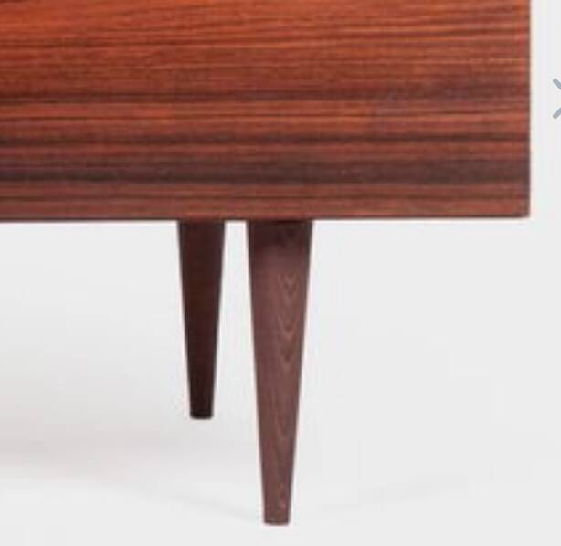 Enfilade scandinave vintage en palissandre