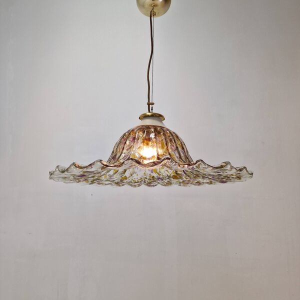 Murano Glass Pendant Lamp by ''La Murrina'', Italy 1980s