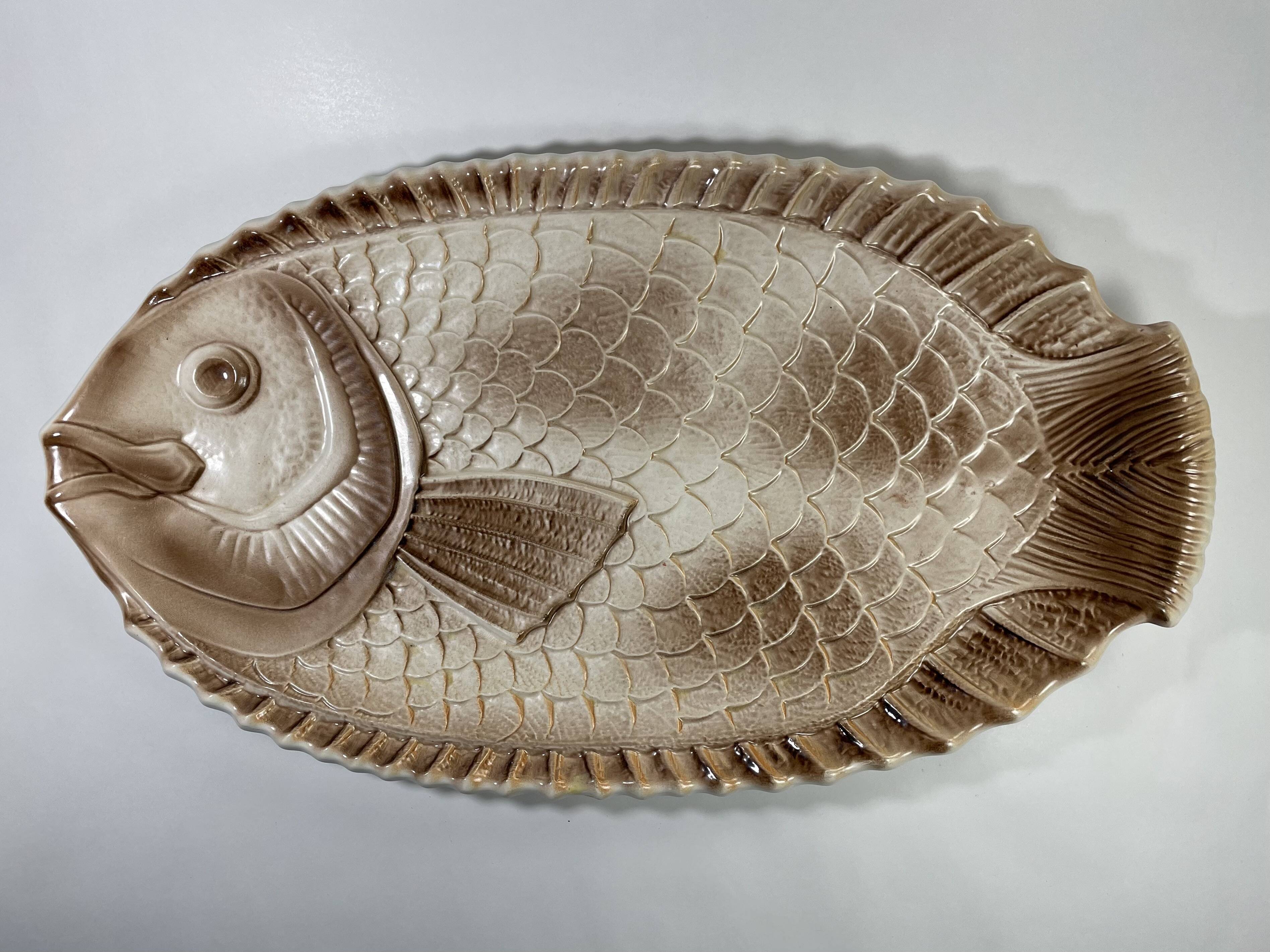 Sarreguemines Fish Service for 8 people (Flat + Soup Plates, Main Course)