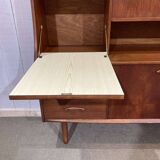 Buffet bar en teck anglais des années 70