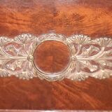 Restoration period console in mahogany