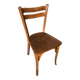 Ancienne chaise bistrot baumann bois clair vintage #a566