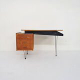 Teak hairpin desk by Tijsseling, The Netherlands 1960's