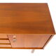 Vintage mid century modern minimalist sideboard in walnut, 1960s