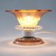 Lampe verreries roses art déco