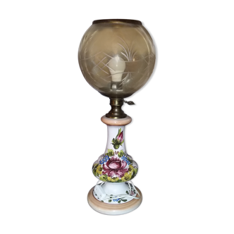 Lampe électrique globe verre