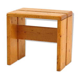 Tabouret les arcs par Charlotte Perriand 1960's