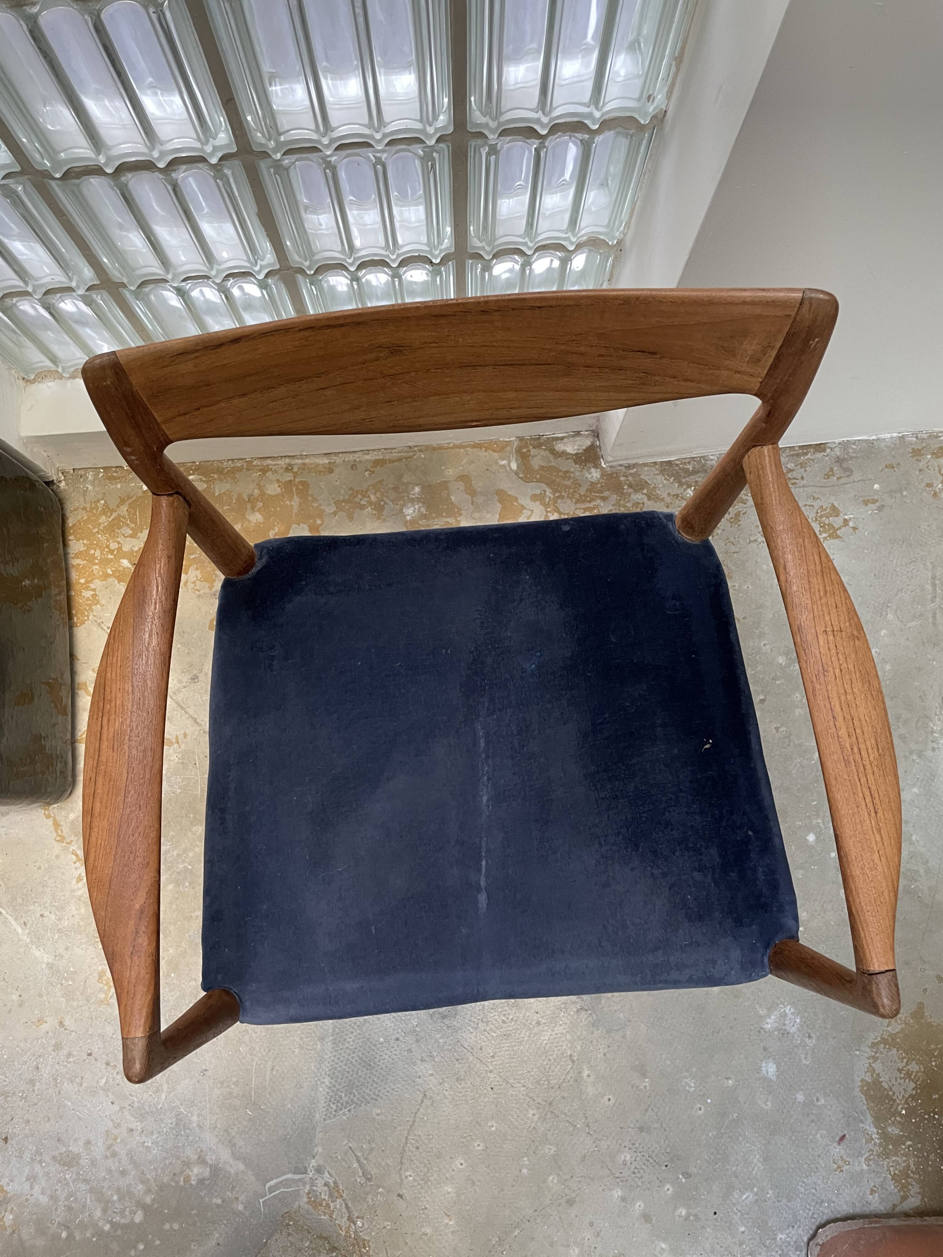 Fauteuils de Salle à Manger Modèle 56 en Teck par Niels O.Møller, 1960