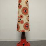 Ceramic floor lamp from the 70s