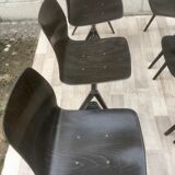 Set of 6 Dutch design and vintage chairs S22