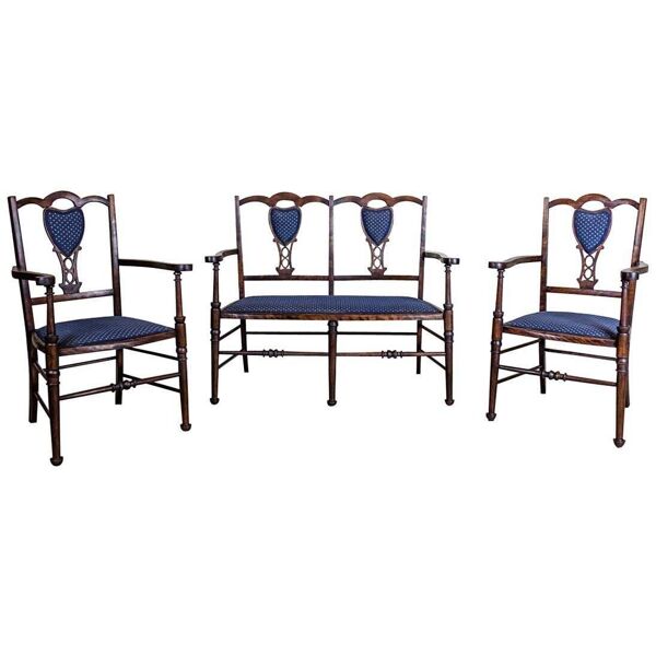 Ensemble de salon vintage, années 1920, ensemble de 3 pièces