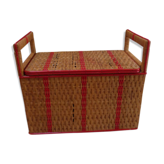 Vintage toys trunk for child